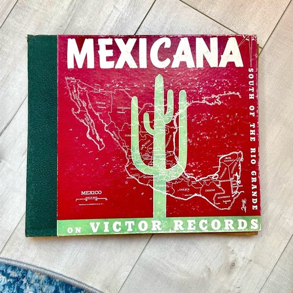 Vintage Set Mexicana: South of the Rio Grande by Victor Records set of 4 - Picture 1 of 5